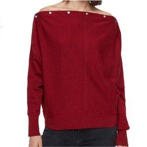 All Saints off the shoulder sweater